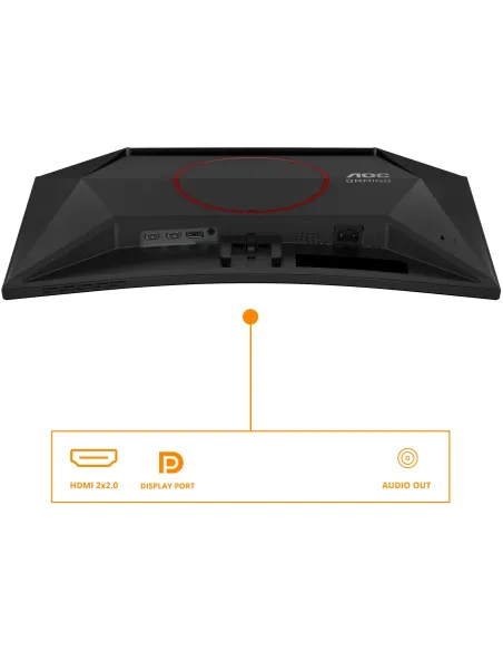 Monitor AOC C24G42E 23,6" curvo 180 Hz Fast VA, HDR10 gaming