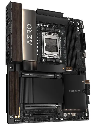 GIGABYTE X870E AERO X3D DARK WOOD: Socket AM5 USB4 y Wi-Fi 7