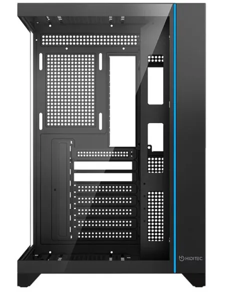 Hiditec H3 PRO Negra aRGB: caja ATX USB-C, BTF y GPU 400 mm