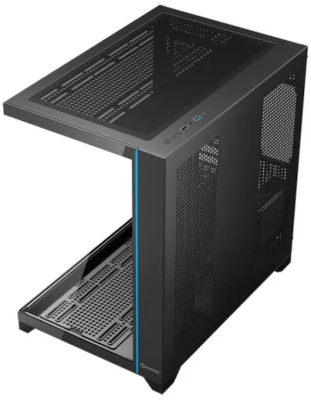 Hiditec H3 PRO Negra aRGB: caja ATX USB-C, BTF y GPU 400 mm
