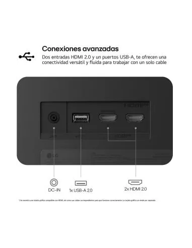 Monitor 4K 32" LG UltraFine Smart 32U701SB-B USB-C 65W