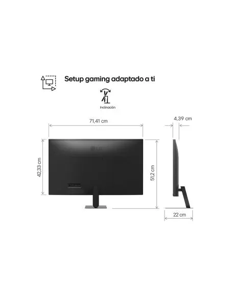 Monitor 4K 32" LG UltraFine Smart 32U701SB-B USB-C 65W
