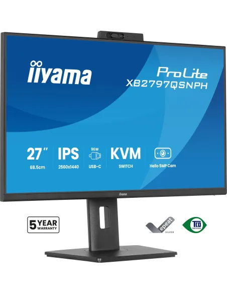 Iiyama XB2797QSNPH-B1 monitor QHD USB-C 96W KVM de oficina