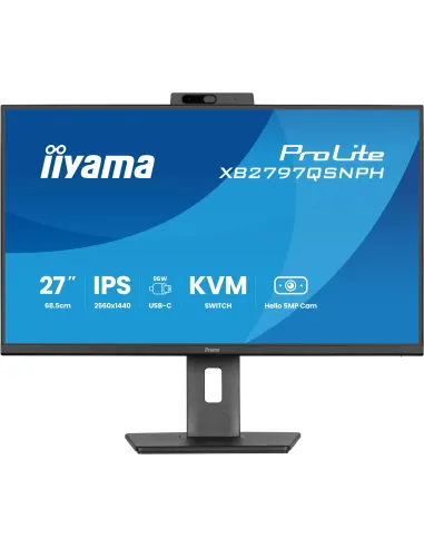 Iiyama XB2797QSNPH-B1 monitor QHD USB-C 96W KVM de oficina
