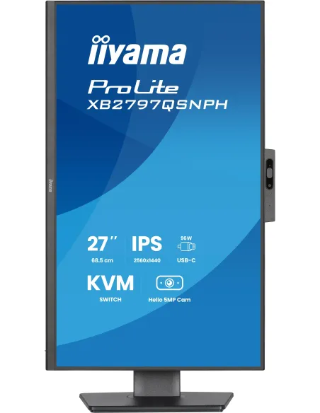 Iiyama XB2797QSNPH-B1 monitor QHD USB-C 96W KVM de oficina
