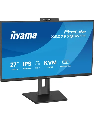 Iiyama XB2797QSNPH-B1 monitor QHD USB-C 96W KVM de oficina