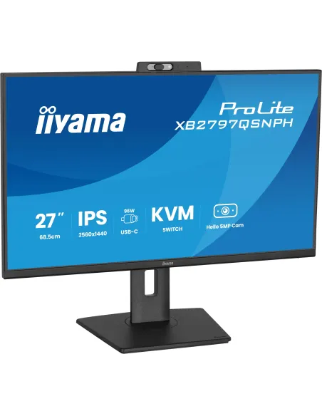 Iiyama XB2797QSNPH-B1 monitor QHD USB-C 96W KVM de oficina