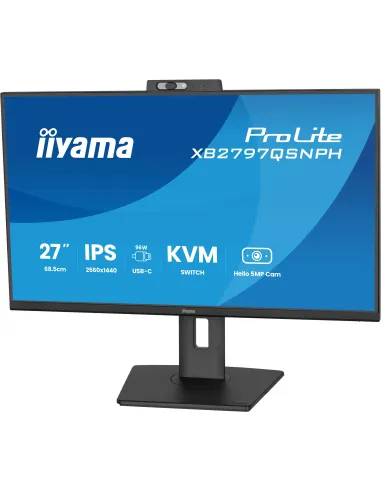 Iiyama XB2797QSNPH-B1 monitor QHD USB-C 96W KVM de oficina