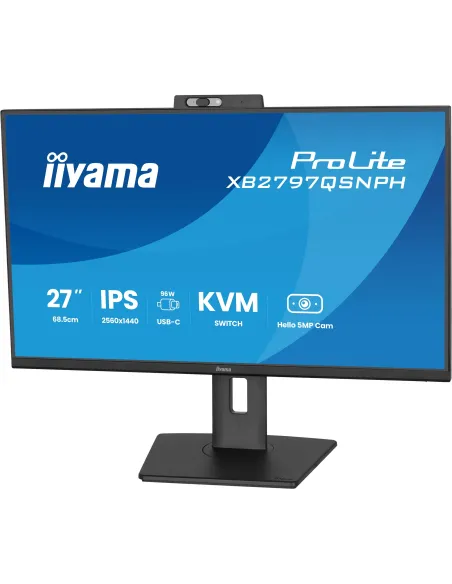 Iiyama XB2797QSNPH-B1 monitor QHD USB-C 96W KVM de oficina