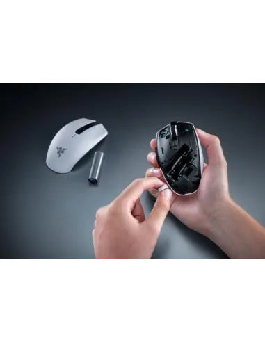 Razer Orochi V2 blanco ratón gaming 2,4GHz Bluetooth 1000Hz