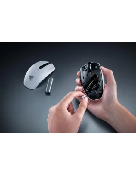 Razer Orochi V2 blanco ratón gaming 2,4GHz Bluetooth 1000Hz