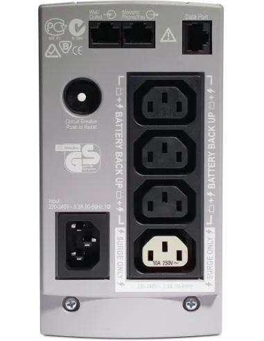 APC Back UPS BK500EI SAI 500VA 300W USB 4 IEC 310J