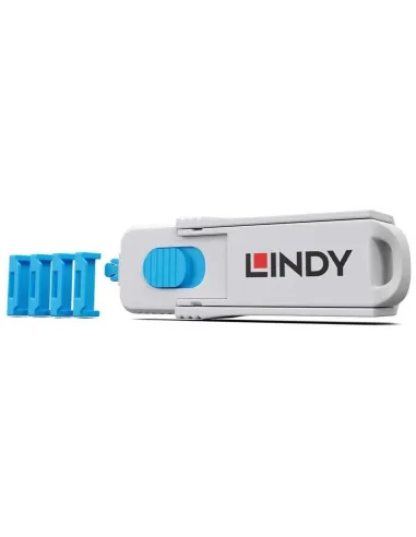 Lindy 40320 Bloqueador de Puerto HDMI Azul Gris