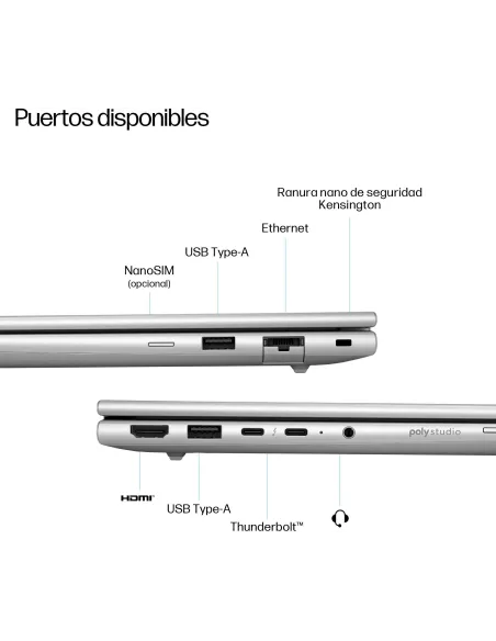 Ordenador Portátil HP Elitebook 6 G1i AD3A1ET