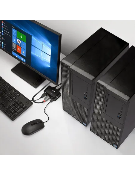 Lindy 42344: switch KVM DisplayPort 4K 60 Hz