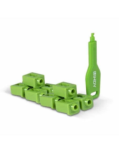 Lindy 47912 Bloqueador de Puerto Clave SFP Verde