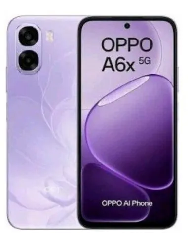 Smartphone OPPO A6x 5G 4GB 128GB Violeta 6100 mAh, 120Hz HD+