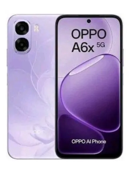 Smartphone OPPO A6x 5G 4GB 128GB Violeta 6100 mAh, 120Hz HD+