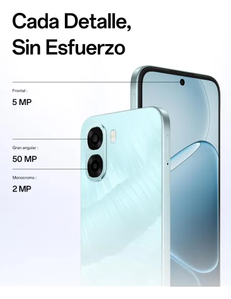 Smartphone OPPO A6x 5G 4GB 128GB Azul 6100 mAh, 120Hz HD+
