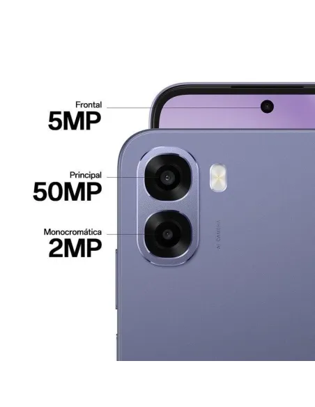 Smartphone OPPO A6x 5G 6GB 256GB Violet Purple 120Hz HD+
