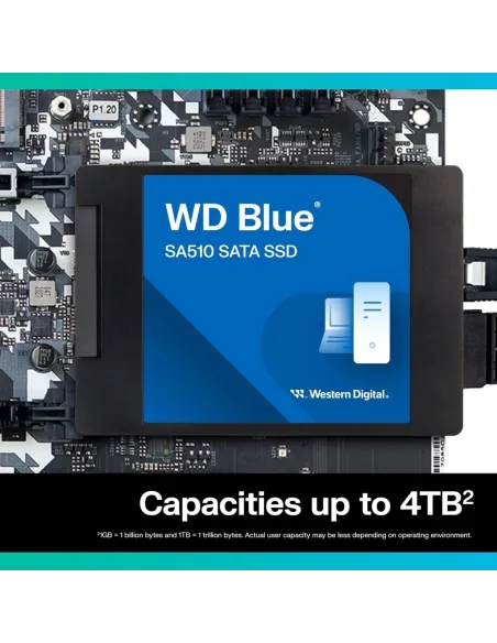 Disco Duro SSD SATA de 2.5" Western Digital Blue SA510 1TB