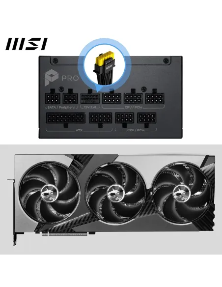 MSI PRO A850PL PCIE5 850W Platinum ATX 3.1 modular