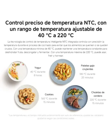 Xiaomi Smart Air Fryer 6,5L: Wi-Fi 1800W y app móvil