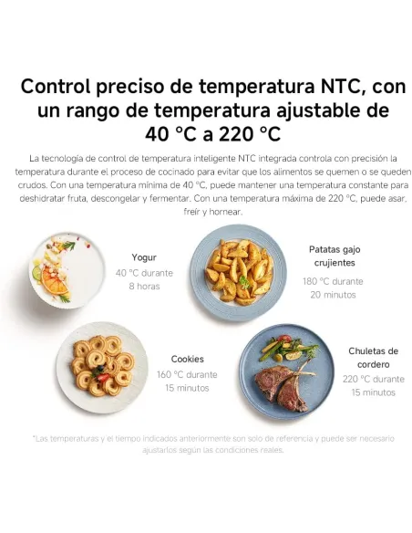 Xiaomi Smart Air Fryer 6.5L White: 1800W, app y accesorios
