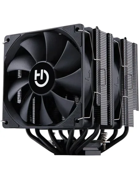 Hiditec DC20 PRO Negro Ventilador para CPU PWM con Pantalla RGB
