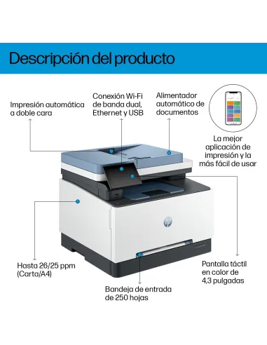 HP Color LaserJet Pro 3302sdw impresora láser color A4 Wi-Fi