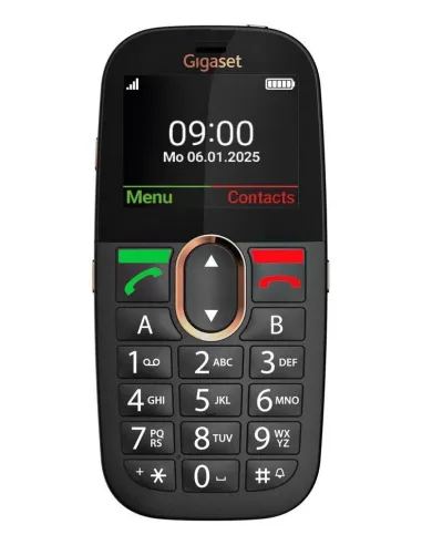 Gigaset GL695 Negro 4G VoLTE con botón SOS