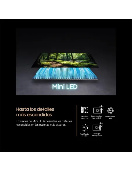 Televisor Samsung Neo QLED TQ55QN1EFAUXXC 4K 144 Hz y Tizen
