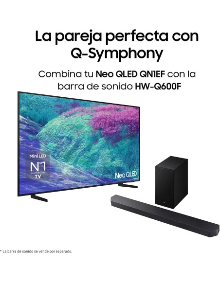 Televisor Samsung Neo QLED TQ55QN1EFAUXXC 4K 144 Hz y Tizen