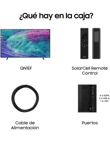 Televisor Samsung Neo QLED TQ55QN1EFAUXXC 4K 144 Hz y Tizen