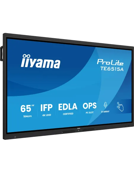 iiyama TE6515A-B2AG pantalla 65" 4K táctil Android 14