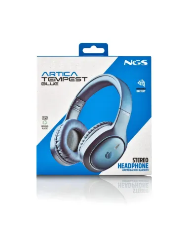 NGS Artica Tempest Blue: auriculares Bluetooth multipunto