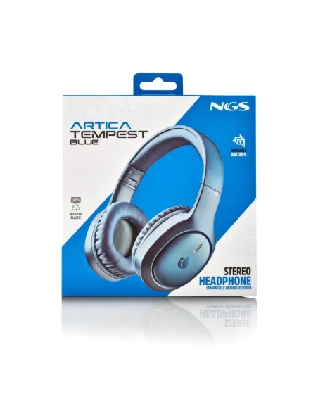 NGS Artica Tempest Blue: auriculares Bluetooth multipunto