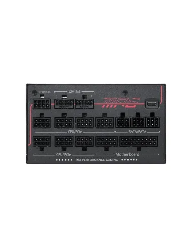 MSI MPG Ai1300TS PCIE5 fuente ATX 3.1 1300W GPU modular