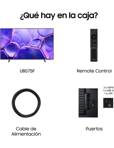 Samsung TU55U8075HUXXC TV 55 4K Tizen 3 HDMI HDR10+