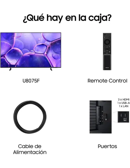 Samsung TU55U8075HUXXC TV 55 4K Tizen 3 HDMI HDR10+