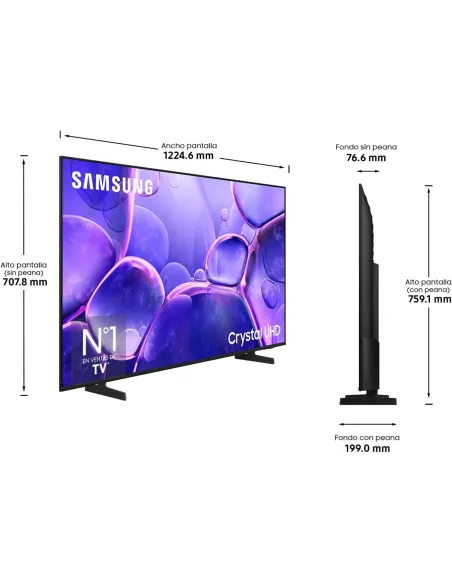 Samsung TU55U8075HUXXC TV 55 4K Tizen 3 HDMI HDR10+