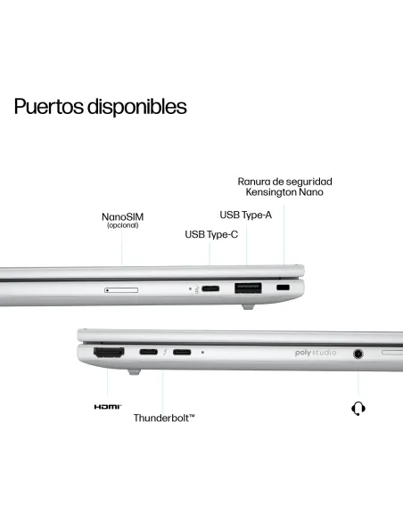 HP EliteBook 8 G1i D93WCET portátil de 16" Wi-Fi 7 y W11 Pro