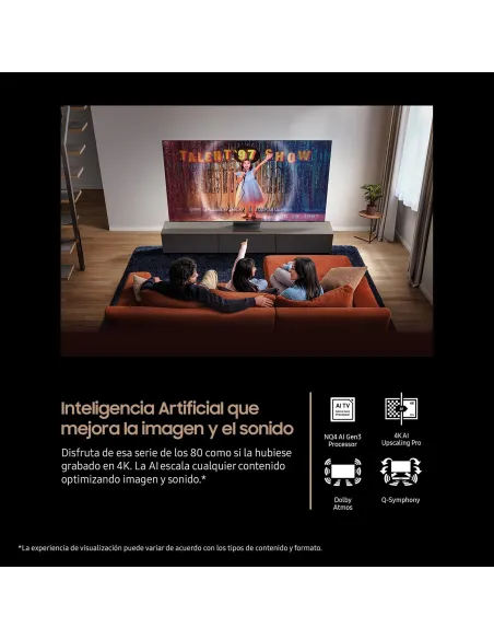 Televisor Samsung TQ115QN90F Neo QLED Mini LED 4K 120 Hz Tizen