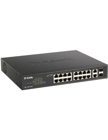 D-Link DGS-1100-18PV2 switch PoE+ 16 puertos L2 130W