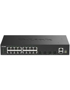 D-Link DGS-1510-20/E 16 Puertos Gigabit, 2 SFP+, L2/L3, Gestión Avanzada, Rack 1U-NSWSAR0516