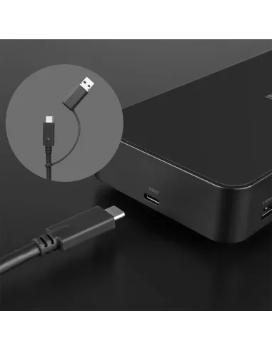 Dock USB-C/USB-A Lindy 43366 triple monitor 4K