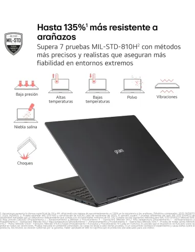 Portátil LG Gram Pro IA 16Z90U-K.AUB5BN con Wi-Fi 7 ligero