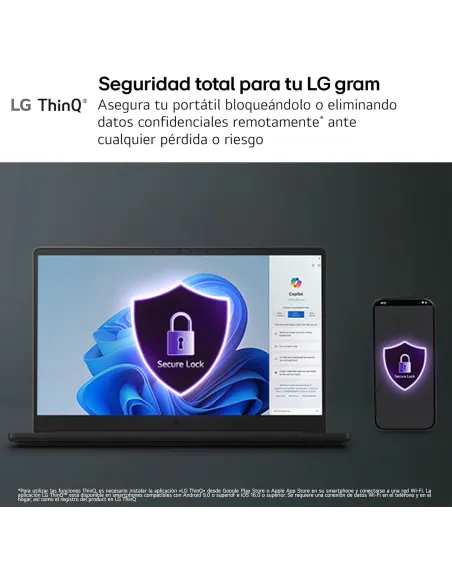 Portátil LG Gram Pro IA 16Z90U-K.AUB5BN con Wi-Fi 7 ligero