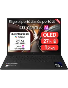 LG Gram Pro IA 16Z90U-K.AUB5BN Intel Core Ultra 7X 358H/32GB/512GB SSD/16" W11 Home-1410860