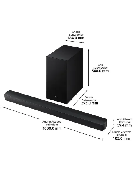 Barra de Sonido Samsung HW-B650F/ZF